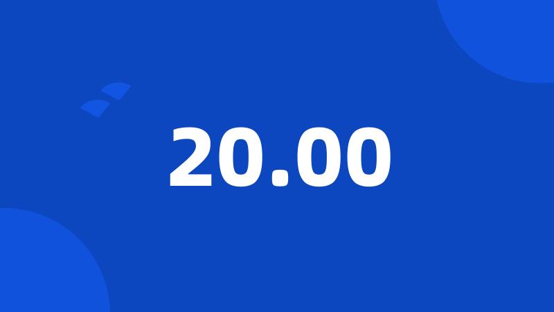 20.00