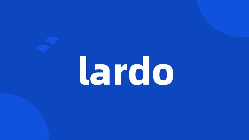 lardo