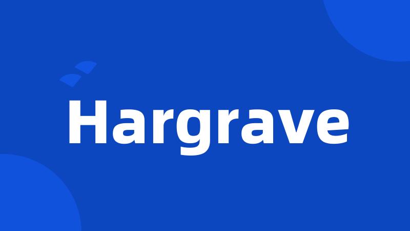 Hargrave