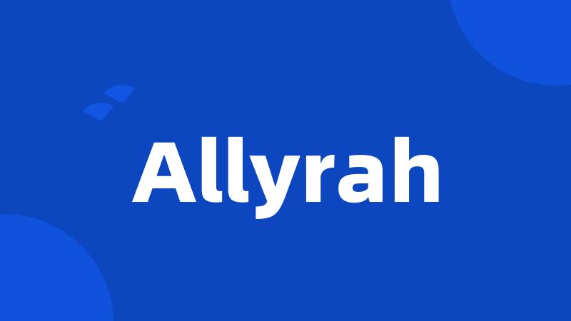 Allyrah