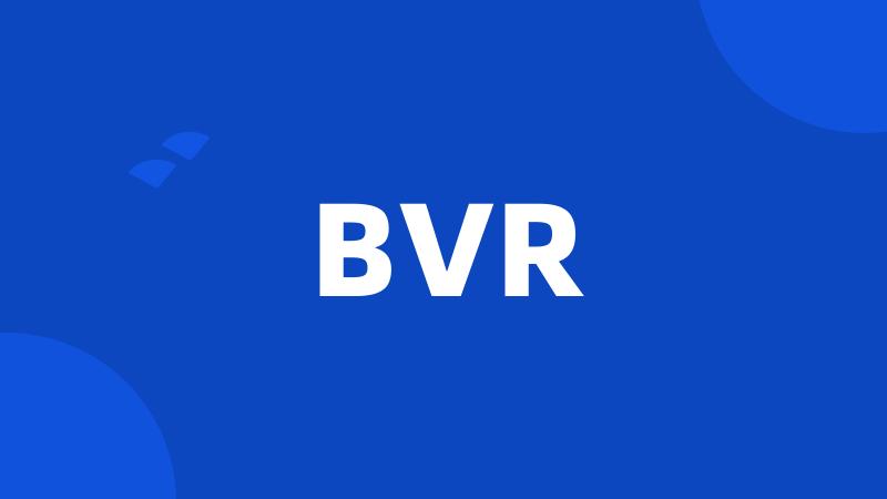 BVR