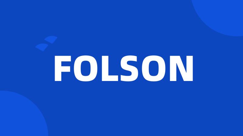 FOLSON