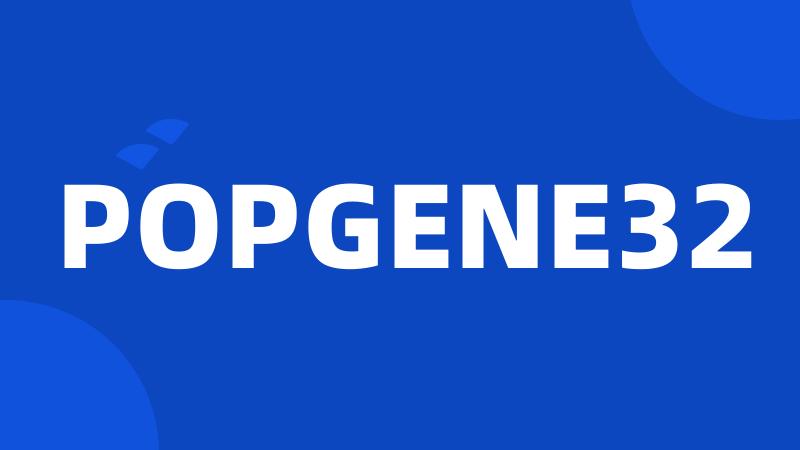 POPGENE32