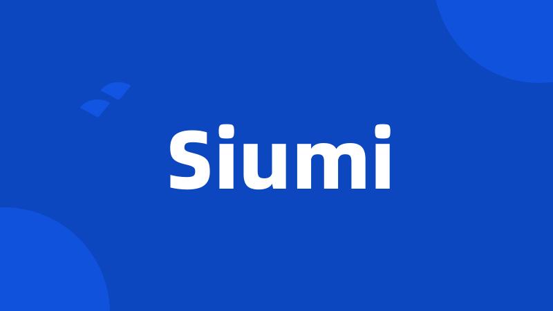 Siumi