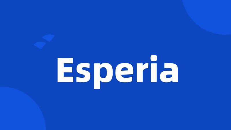 Esperia