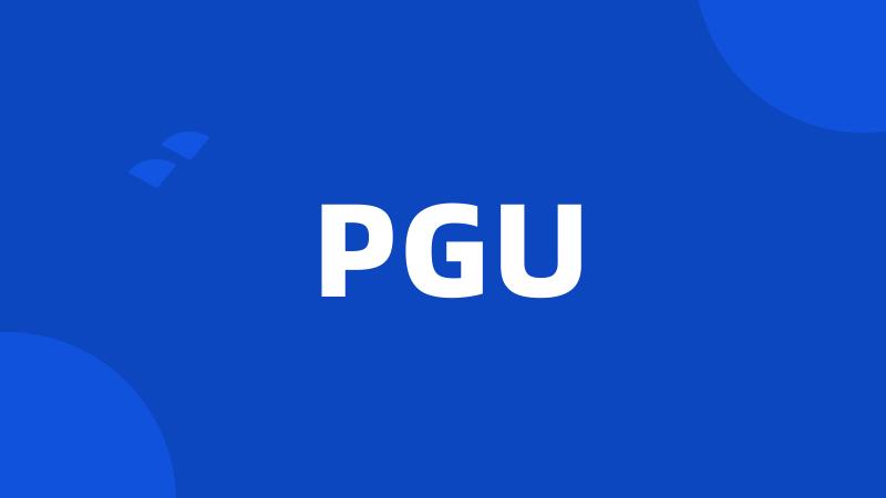 PGU