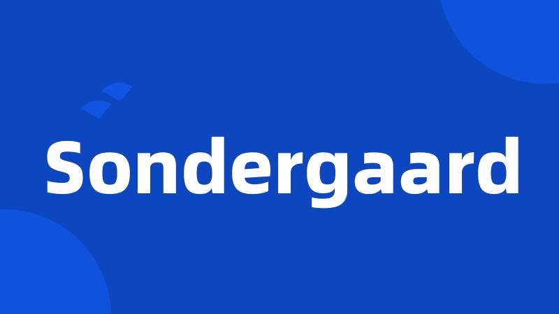 Sondergaard