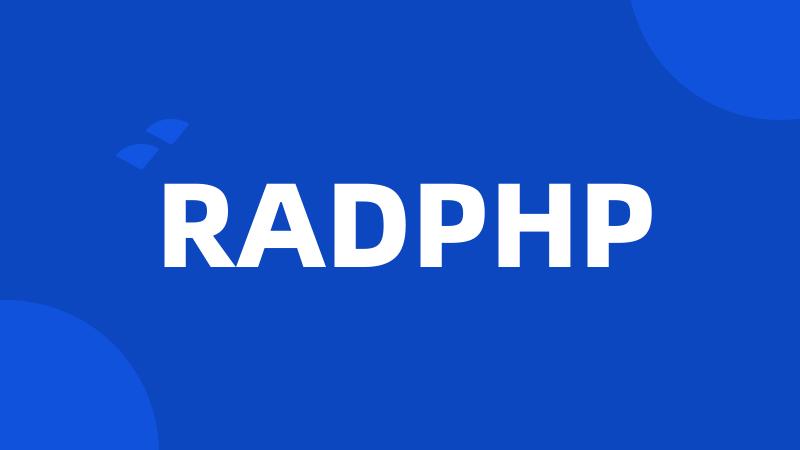 RADPHP