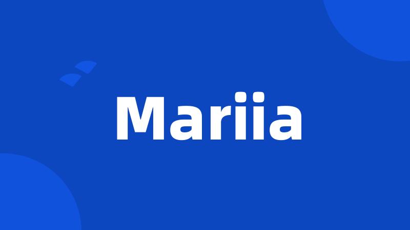 Mariia