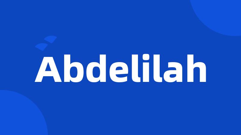 Abdelilah