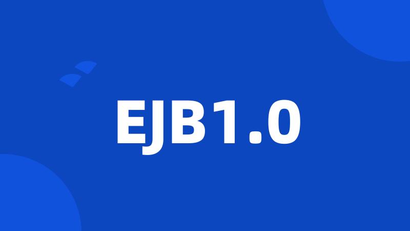 EJB1.0