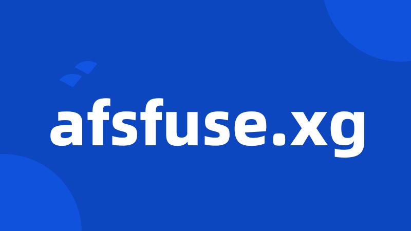 afsfuse.xg