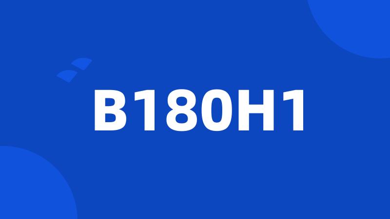 B180H1