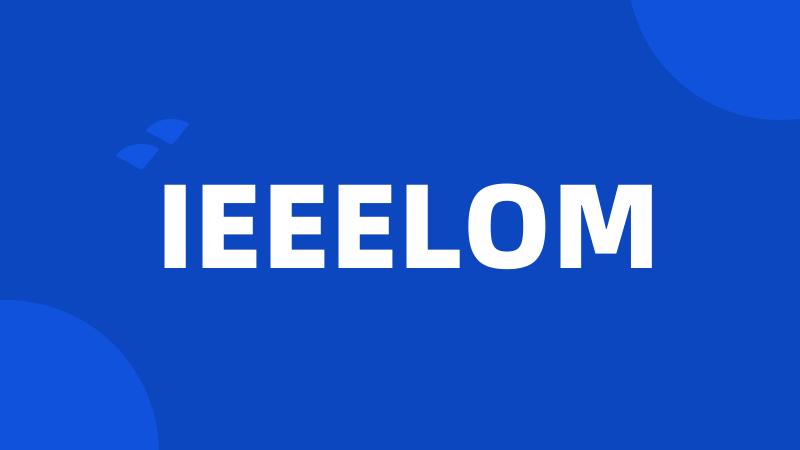 IEEELOM