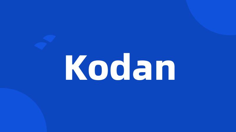 Kodan