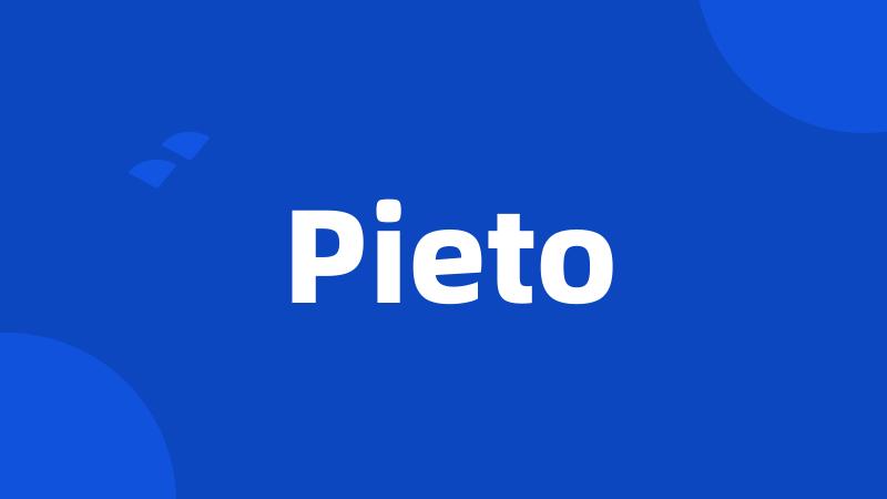 Pieto