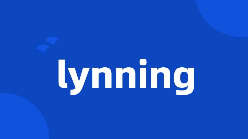 lynning