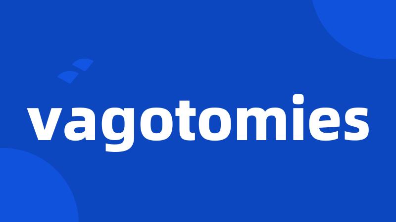 vagotomies