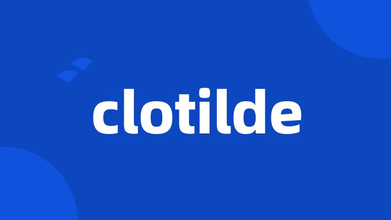 clotilde