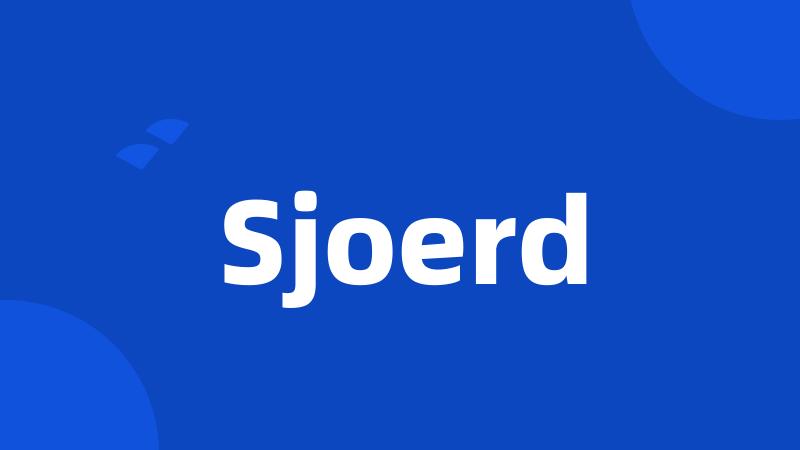 Sjoerd