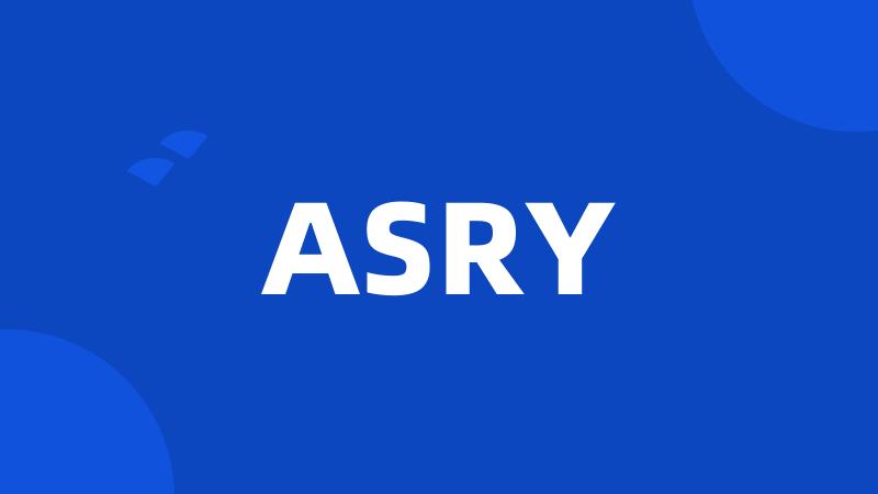 ASRY