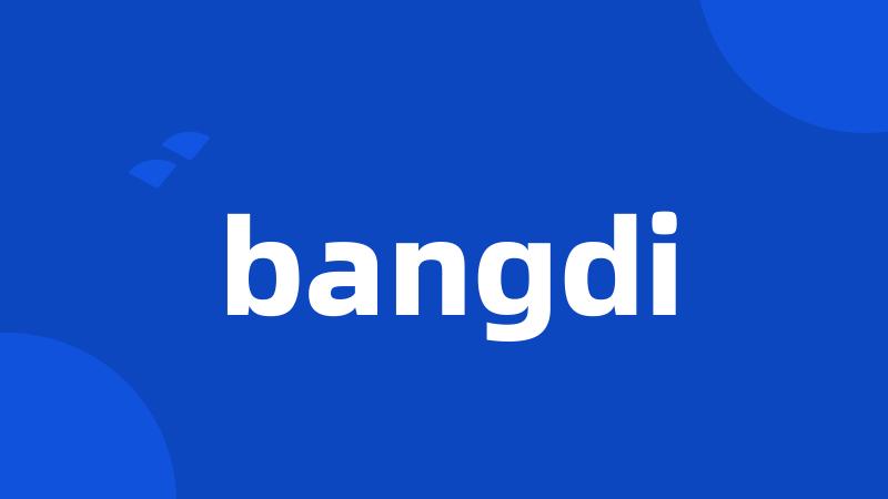 bangdi