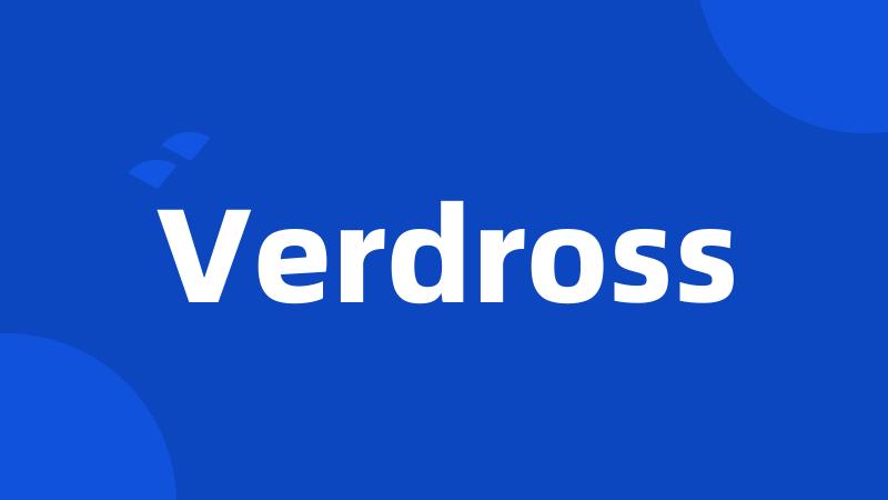 Verdross