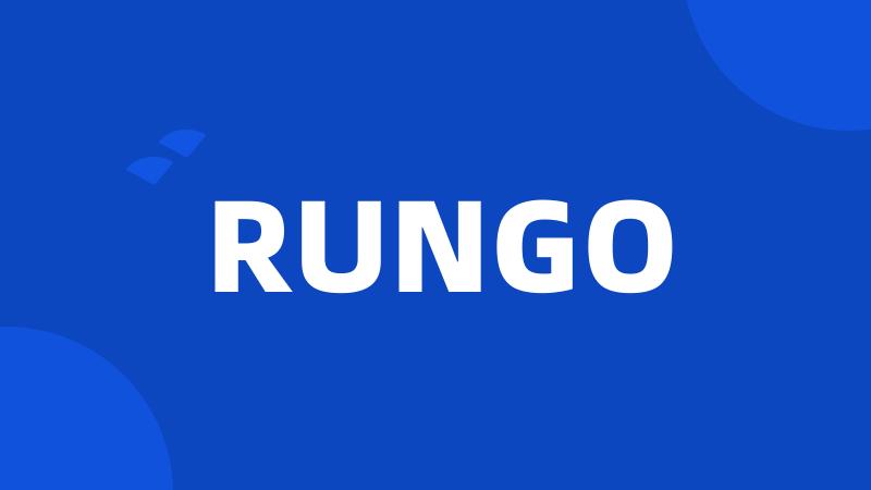 RUNGO