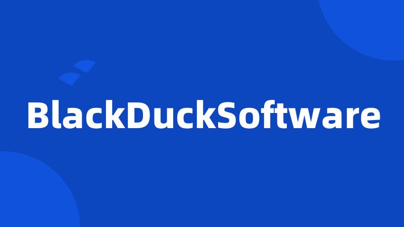 BlackDuckSoftware