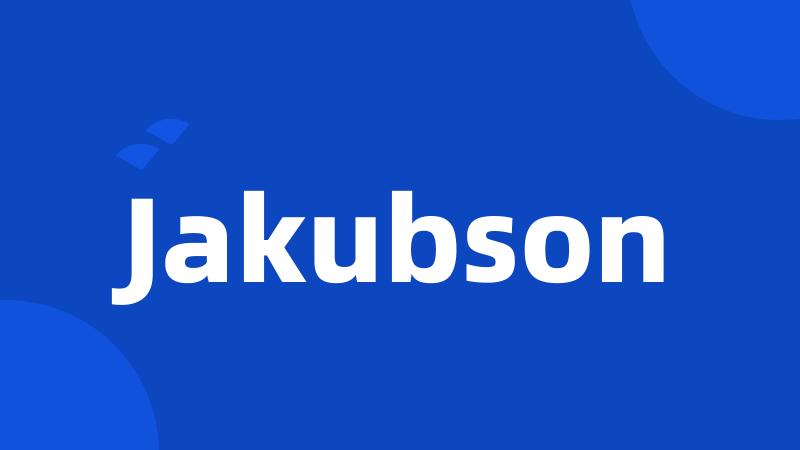 Jakubson