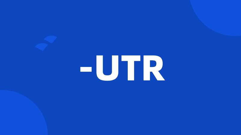 -UTR