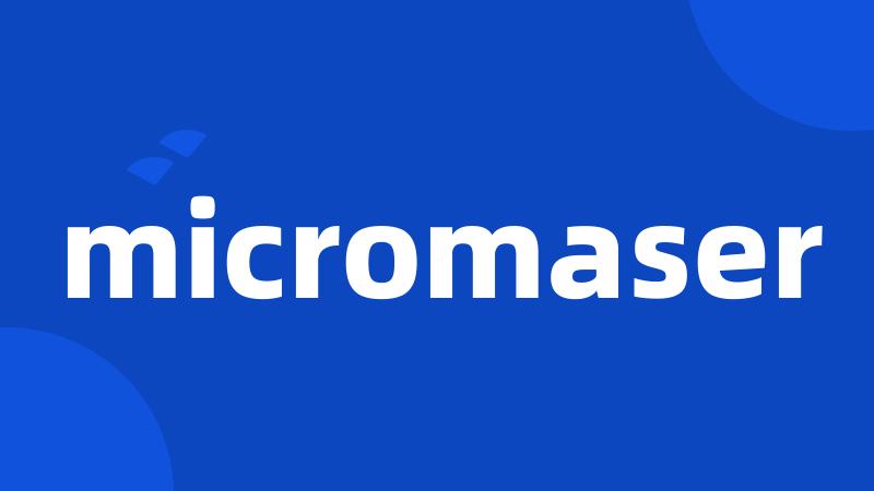 micromaser