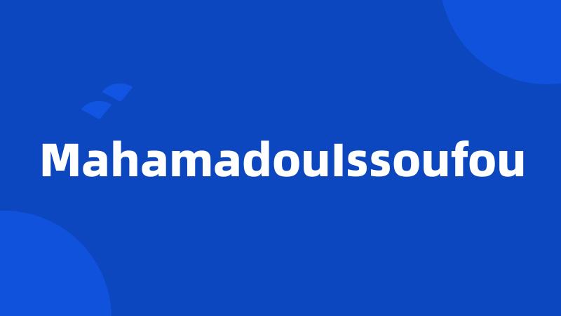 MahamadouIssoufou