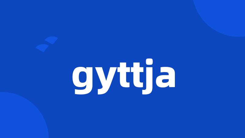 gyttja