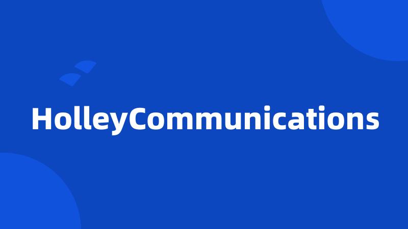 HolleyCommunications