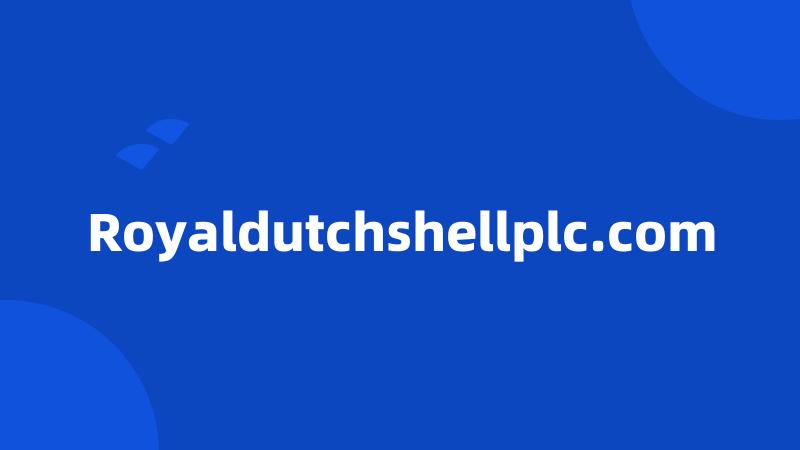 Royaldutchshellplc.com