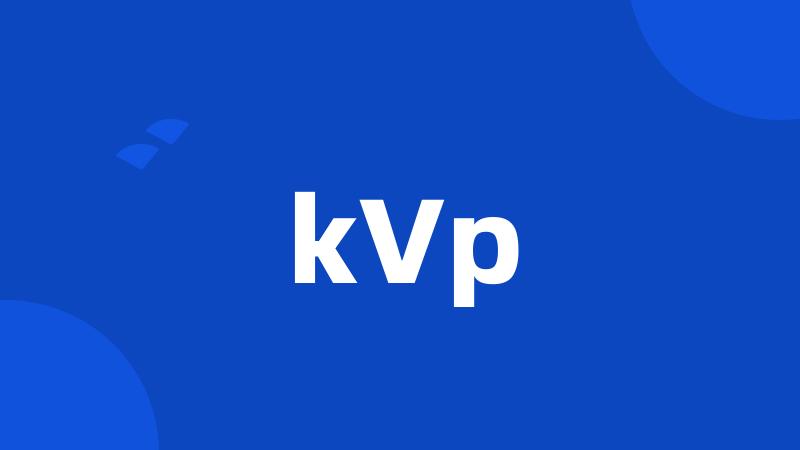 kVp