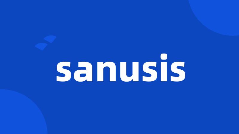 sanusis