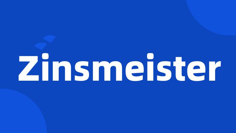 Zinsmeister