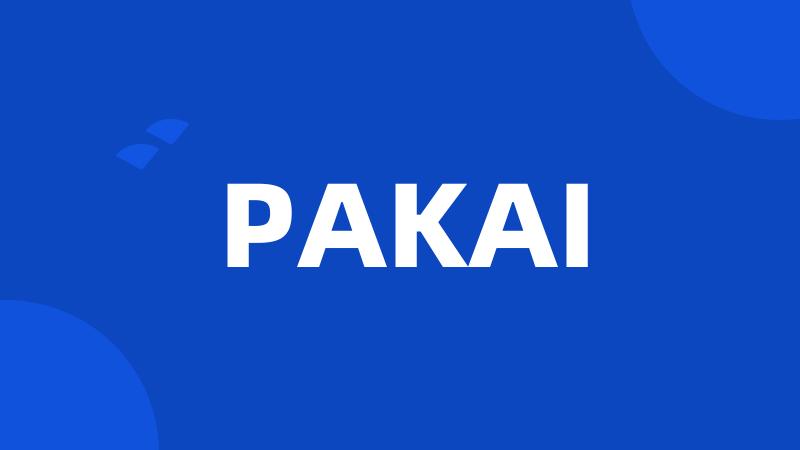 PAKAI