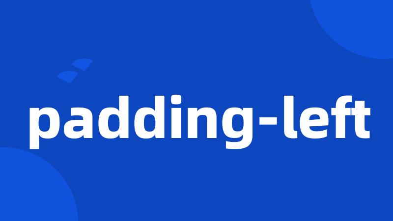 padding-left