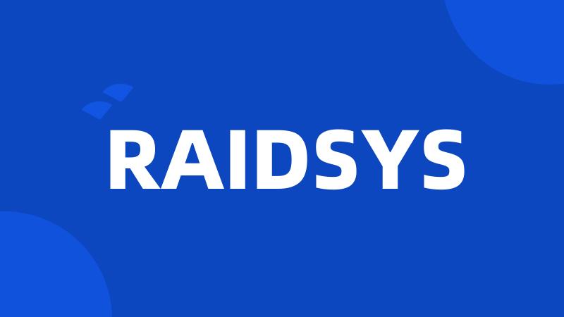 RAIDSYS