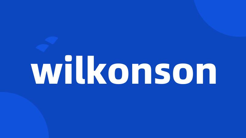 wilkonson