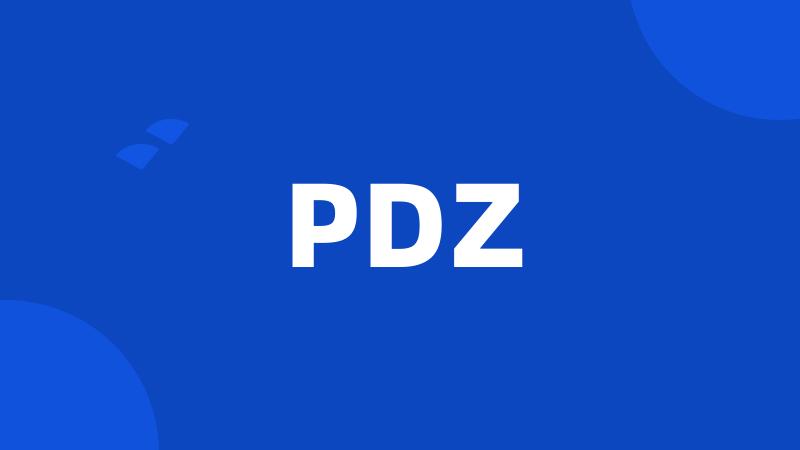 PDZ