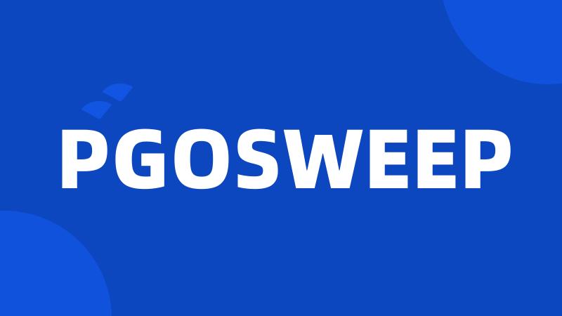 PGOSWEEP