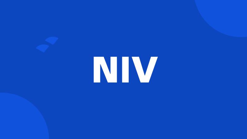 NIV