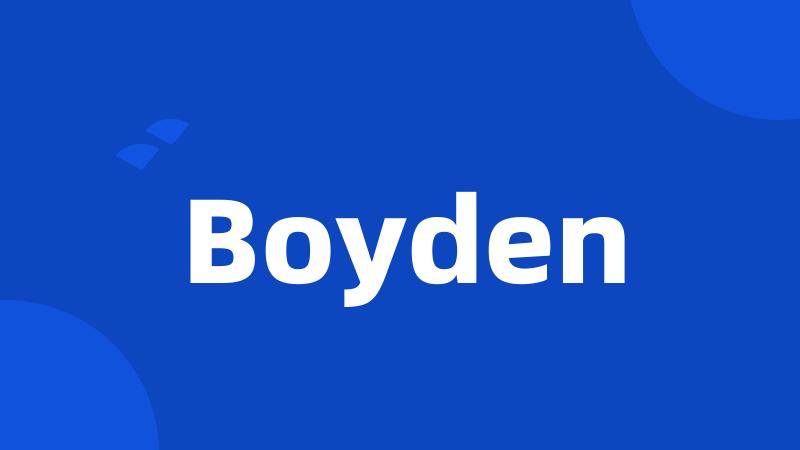 Boyden