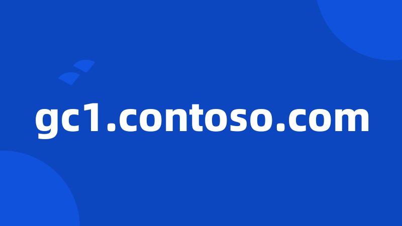 gc1.contoso.com