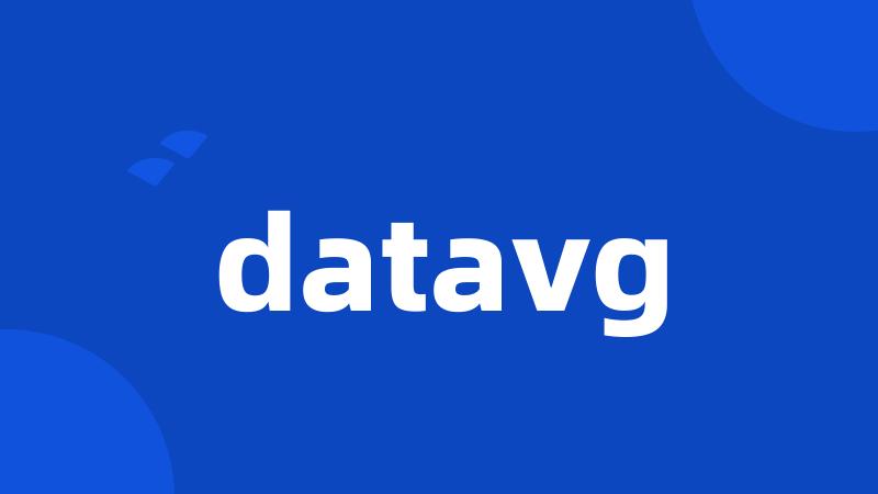 datavg