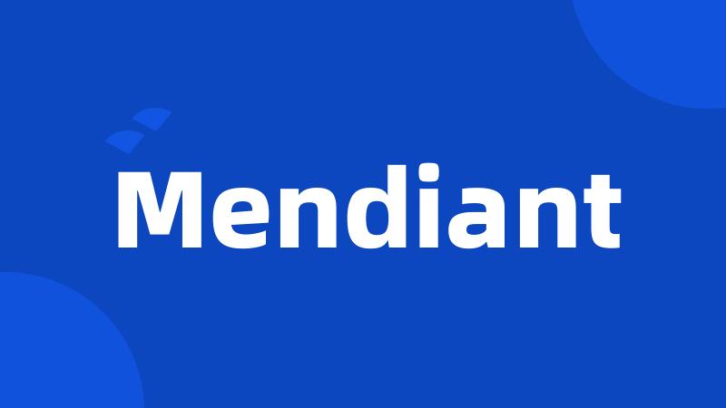 Mendiant